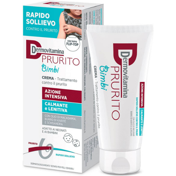Dermovitamina prurito crema per bimbi ad azione lenitiva e calmante del prurito 30ml
