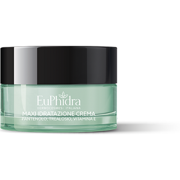 Euphidra maxi idratazione crema ricca pantenolo e vitamina E nutriente e protettiva 50ml