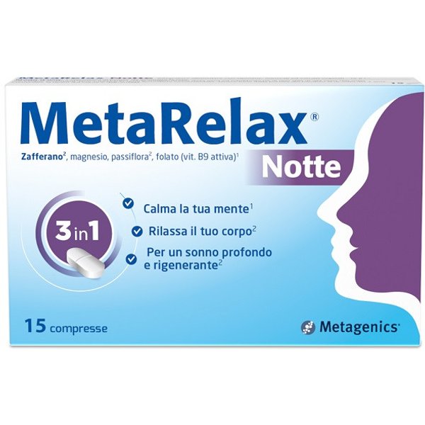 Metarelax notte 15 compresse