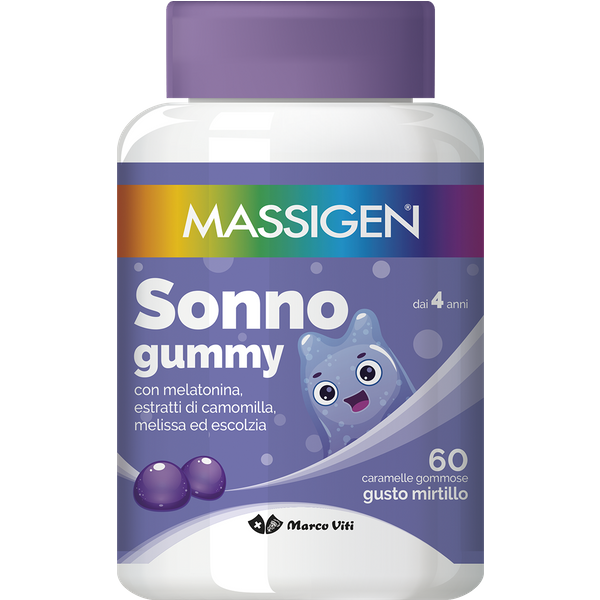 Massigen sonno gummy 60 caramelle
