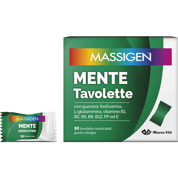 Massigen mente 30 tavolette masticabili