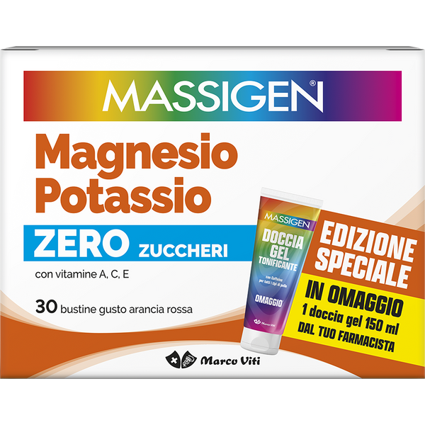 Massigen magnesio e potassio senza zucchero con omaggio