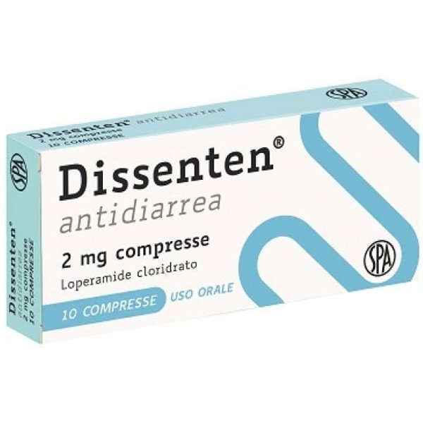 Dissenten antidiarrea 10 compresse 2mg