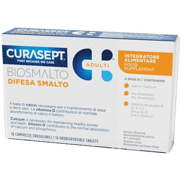 Curasept biosmalto dif ad16 compresse