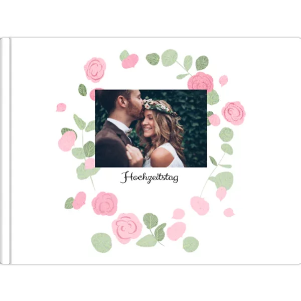 Echtfotobuch 20x15 Querformat - Hochzeitstag