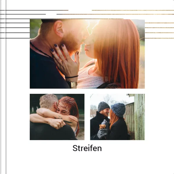 Echtfotobuch 25x25 - Streifen