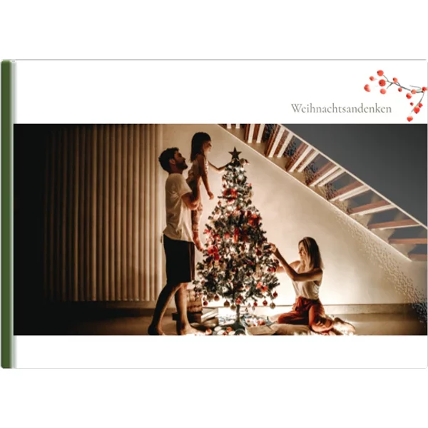 Layflat-Fotobuch A4 Querformat glänzend - Weihnachtsandenken