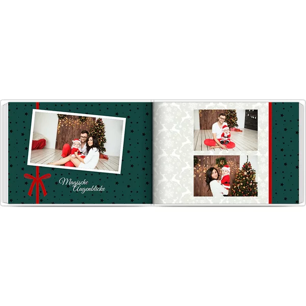 Layflat-Fotobuch mit Stoffeinband - A4 Querformat matt - Weihnachten