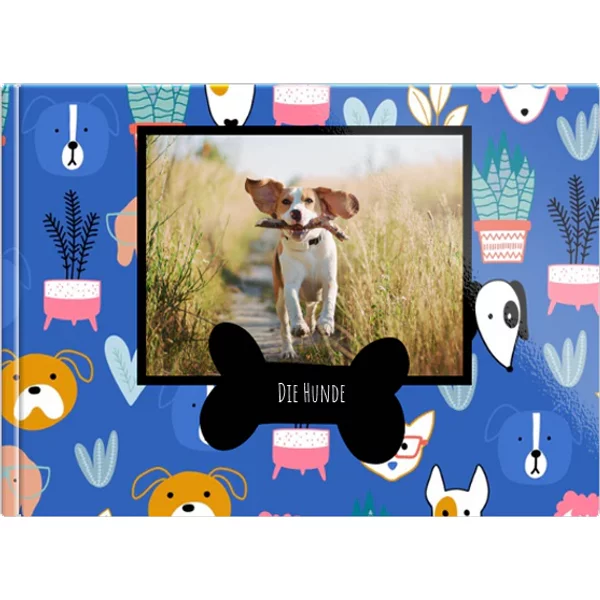 Layflat-Fotobuch A4 Querformat glänzend - Die Hunde