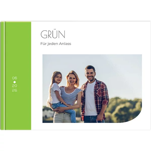 Fotobuch Classic A3 Querformat - Für jeden Anlass – grün