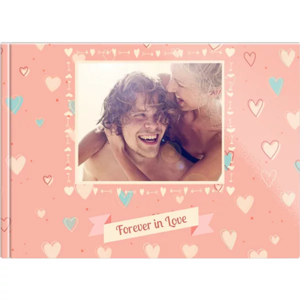 Layflat-Fotobuch A4 Querformat glänzend - Forever in Love