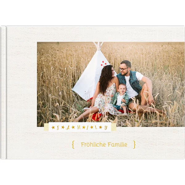 Fotobuch Classic A5 Querformat - Fröhliche Familie