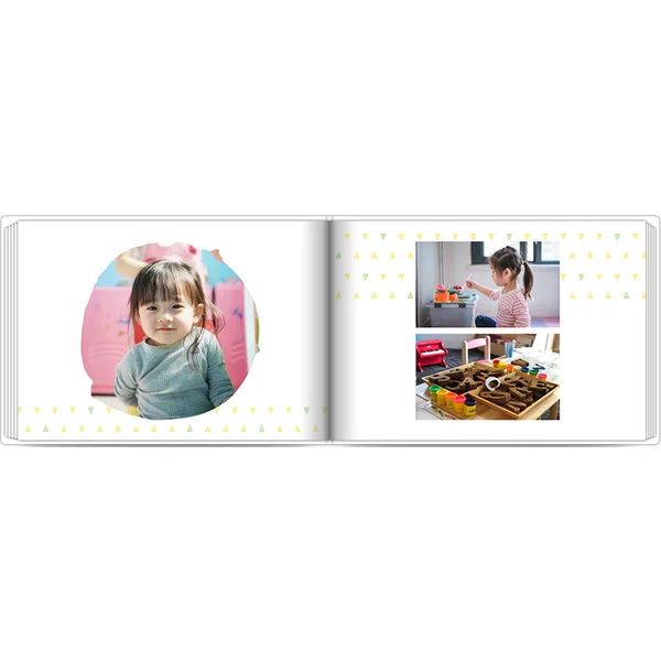 Layflat-Fotobuch mit Stoffeinband - A4 Querformat glänzend - Abschied vom Kindergarten