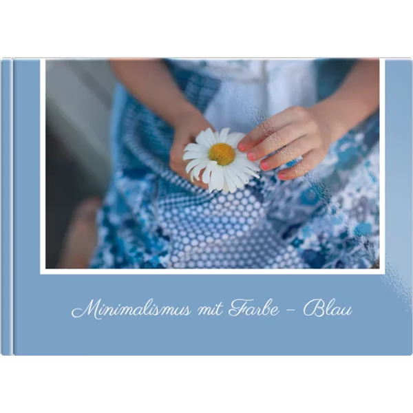 Fotobuch Classic A3 Querformat - Minimalismus mit Farbe – Blau