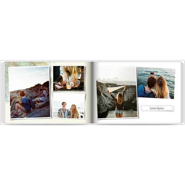 Fotobuch mit Stoffeinband A4 Querformat - Tour