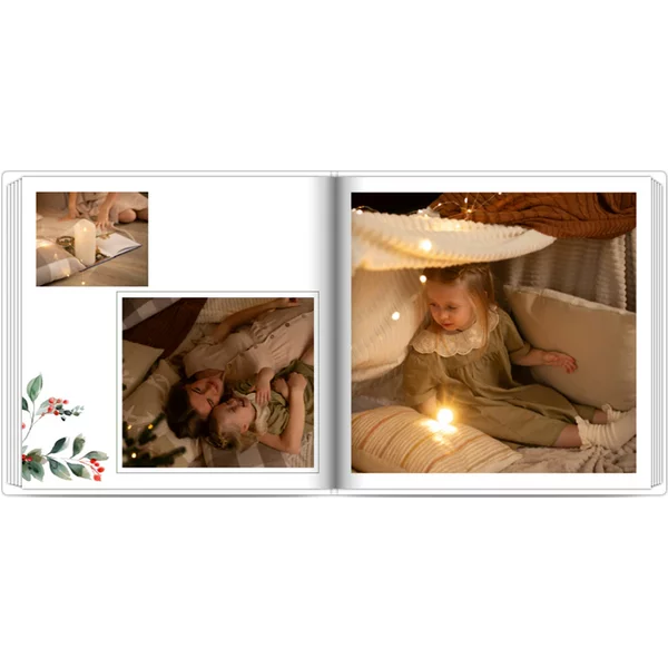 Fotobuch mit Stoffeinband 30x30 - Weihnachtsandenken