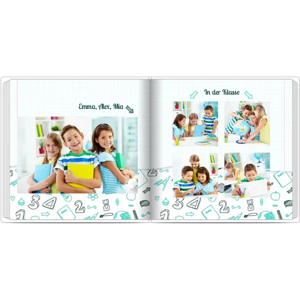 Fotobuch mit Stoffeinband 24x24 - Heft