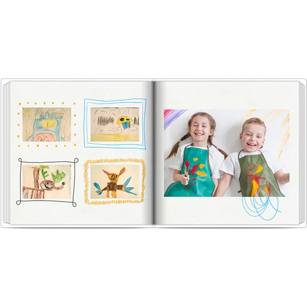Layflat-Fotobuch mit Stoffeinband - 24x24 matt - Kleiner Künstler