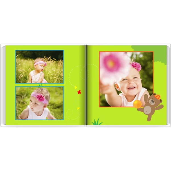 Fotobuch mit Stoffeinband 20x20 - Bärchen