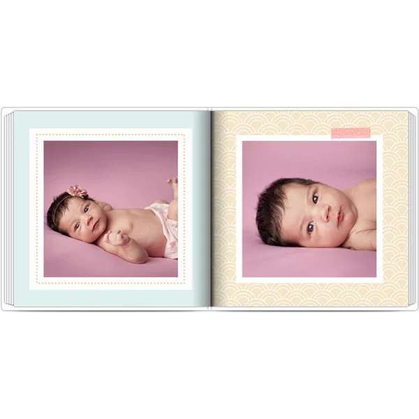 Fotobuch mit Stoffeinband 20x20 - Minze