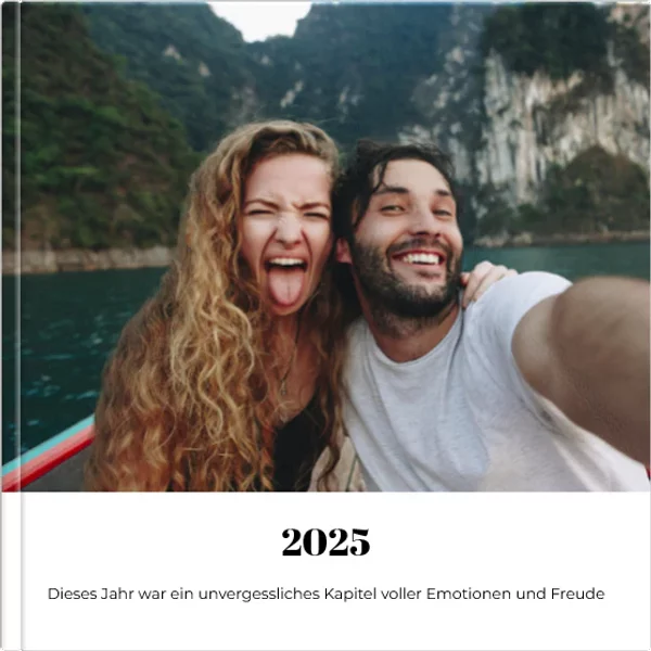 Fotobuch Classic 24x24 - Zusammenfassung des Jahres - minimalistischer Stil