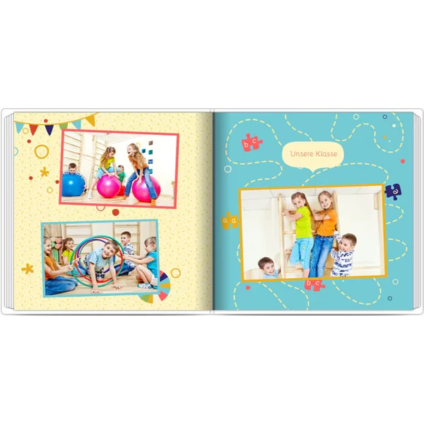 Fotobuch mit Stoffeinband 20x20 - Süße Kinder