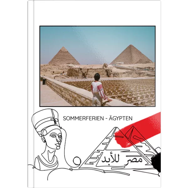Layflat-Fotobuch A4 Hochformat glänzend - Sommerferien - Ägypten