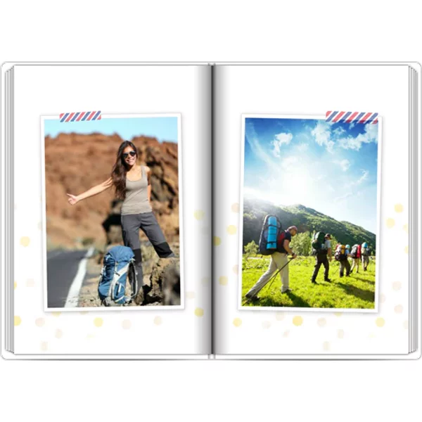 Fotobuch mit Stoffeinband A4 Hochformat - Brief