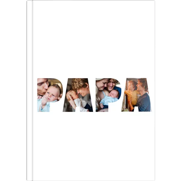 Layflat-Fotobuch A4 Hochformat glänzend - Danke, Papa