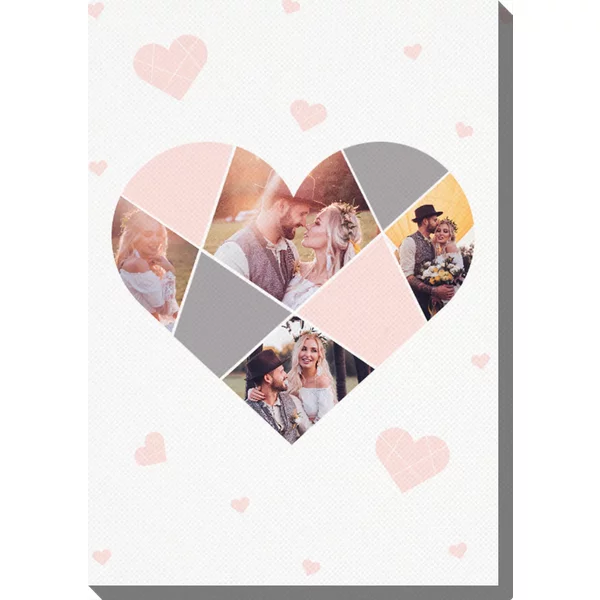 Personalisierte Fotoleinwand 40x60 cm - Aus Liebe