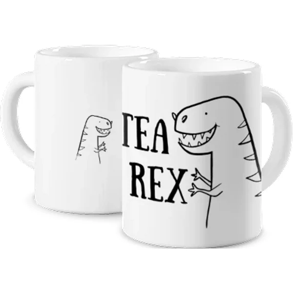 Personalisierte Fototasse Classic - Tea-Rex