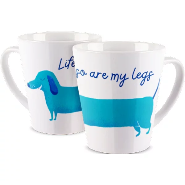 Personalisierte Fototasse Latte - Dachshund