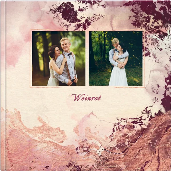 Starbook 20x20 cm - Weinrot