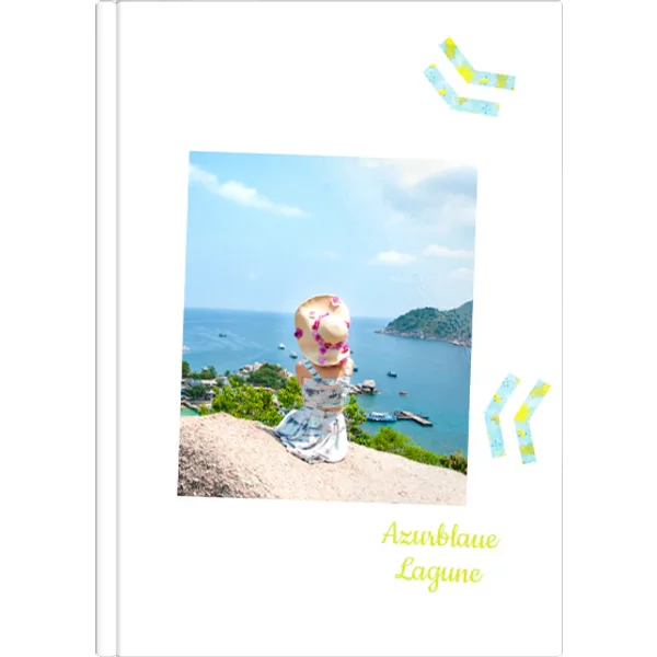 Starbook A4 Hochformat - Azurblaue Lagune