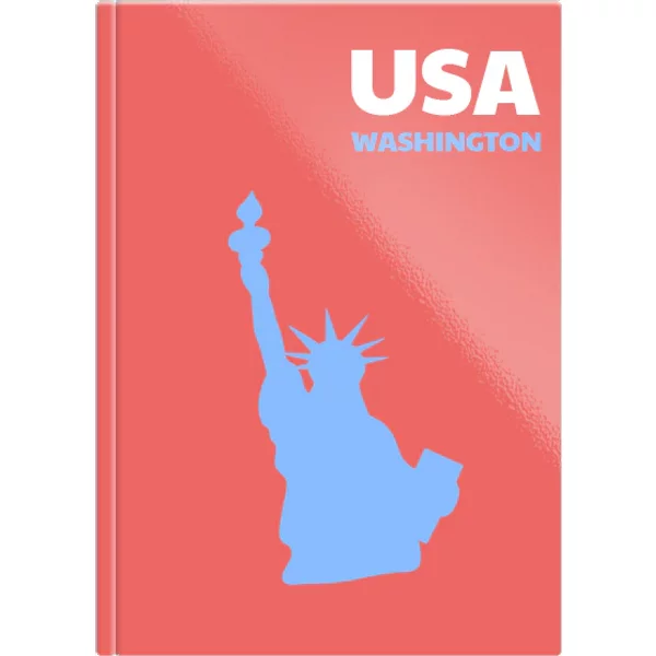 Starbook A4 Hochformat - Ferien im Minimalstil - USA