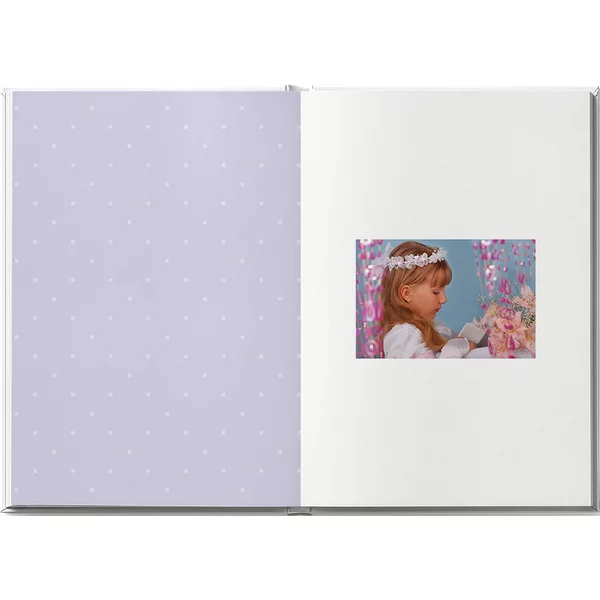 Fotobuch mit Stoffeinband A4 Hochformat - Pastellgeschichten – Erstkommunion