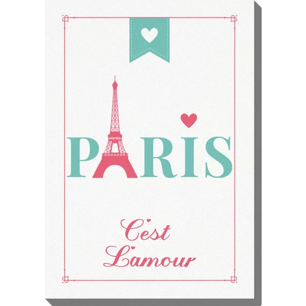 Leinwand 30x40 cm - Verliebt in Paris