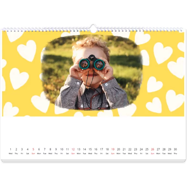 Fotokalender A4 Querformat - Schönste Tage