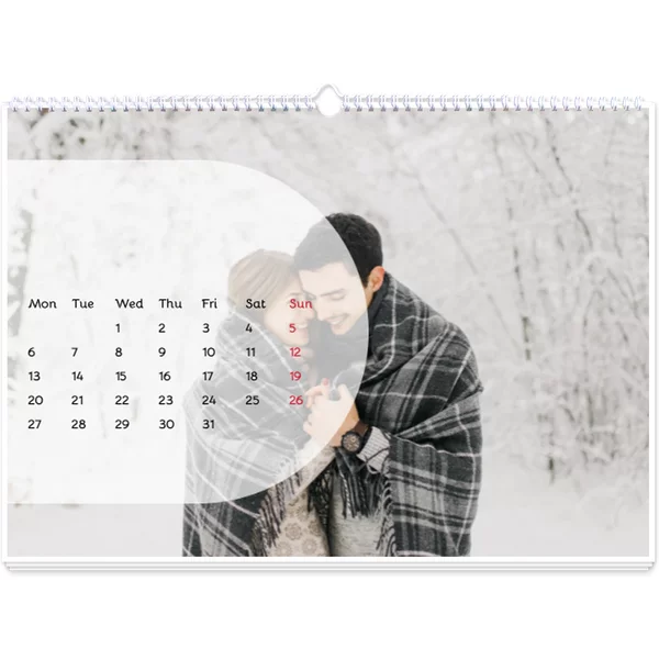 Fotokalender A4 Querformat - Subtle