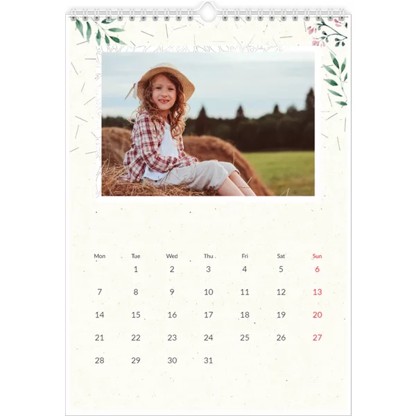 Fotokalender A4 Hochformat - Geschenk für Großeltern