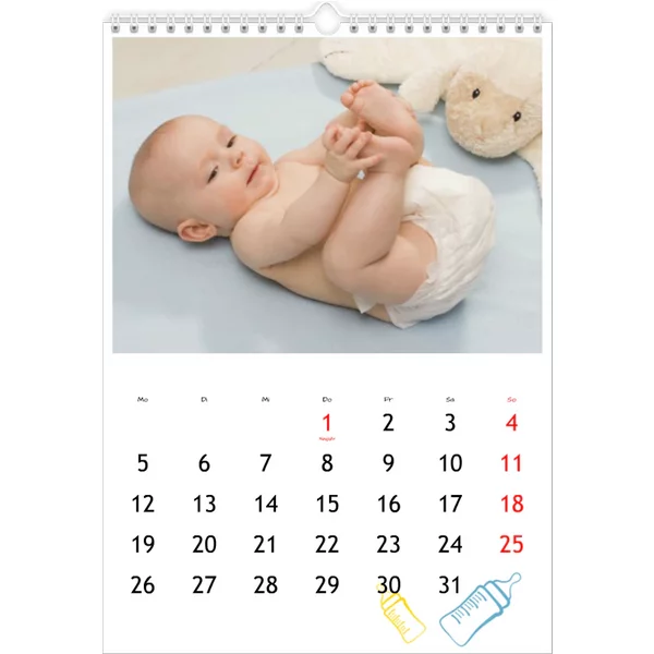 Fotokalender A4 Hochformat - Babies
