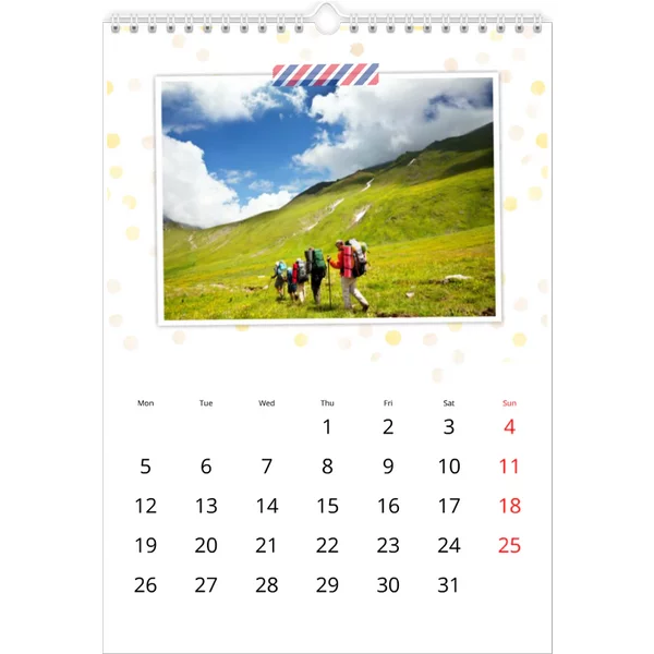 Fotokalender A3 Hochformat - Brief