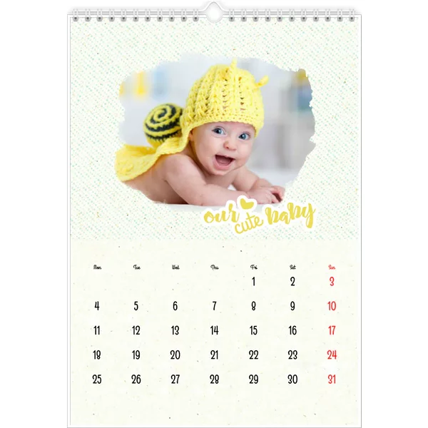 Fotokalender A3 Hochformat - Mein Sonnenschein