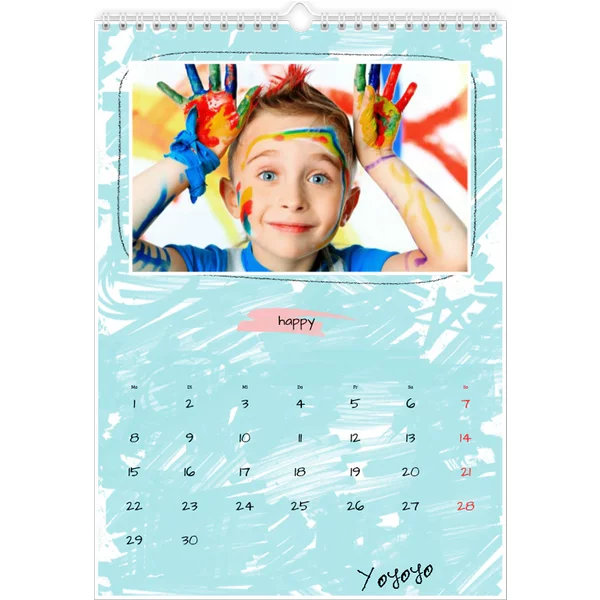 Fotokalender A4 Hochformat - Schulzeit