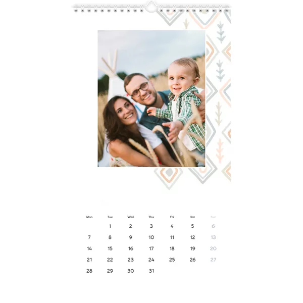 Fotokalender XL - Subtiler Boho