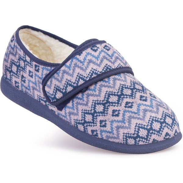 Cosyfeet Rudolph Men's Extra Wide Slippers for Swollen Feet