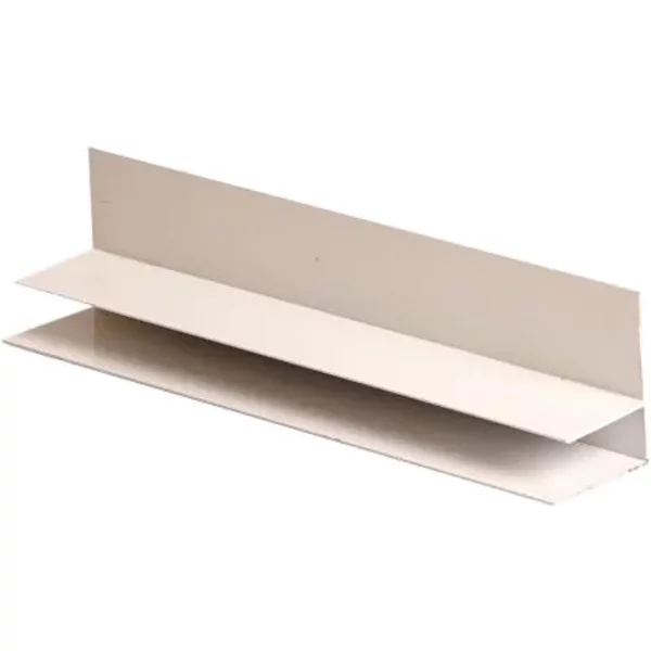 10mm Aluminium Twin Wall F Section | 3000mm - White