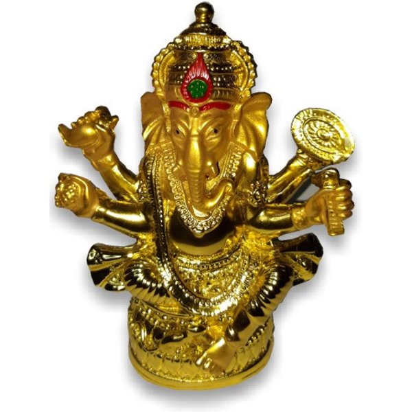 Statue Ganesh Doré 13 Cm-image
