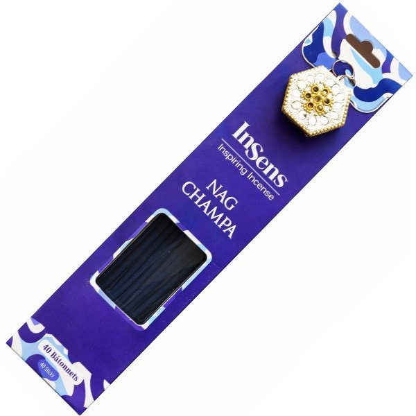 Paquet De 40 BâTonnets D'encens Nag Champa Avec Porte Encens-image