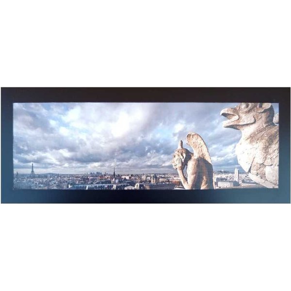 Tableau Bois Gargouilles Paris.-image